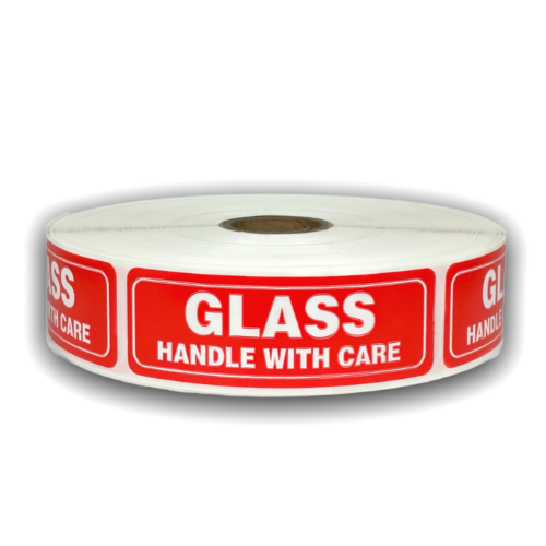 Glass Stickers | 1x3 Small Shipping Labels | 500 Labels | Great Prices ...
